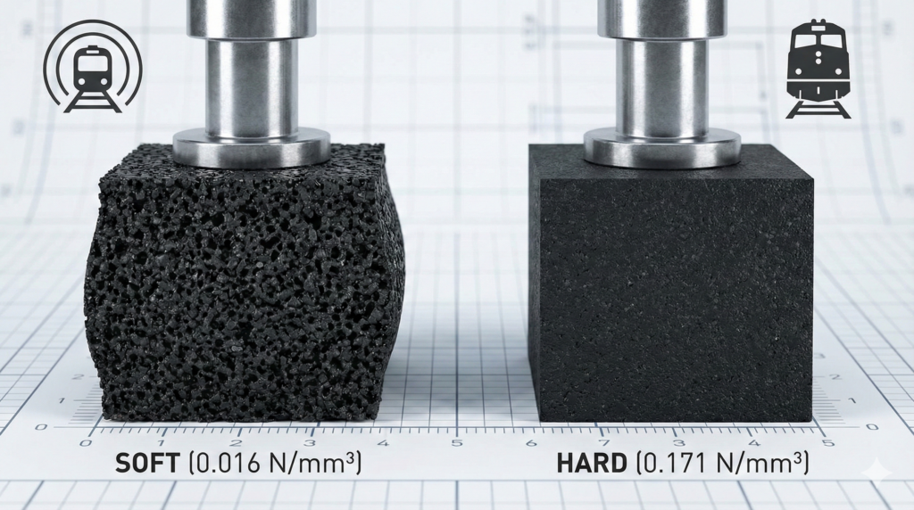Porównanie maty antywibracyjnej SOFT i HARD